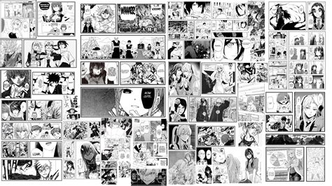 Black And White Anime Manga Wallpapers Wallpaper Cave