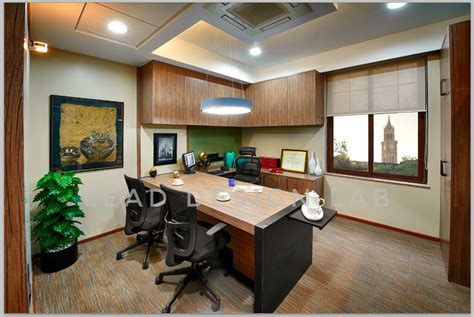 Amazing office cabin design ideas taken from the. Directors Cabin with simple and functional spaces! | Home ...