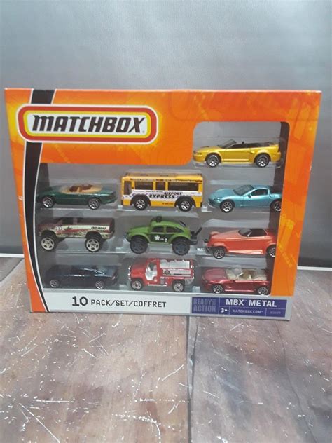 Matchbox 10 Pack Set Coffret Mbx Metal 1963884960