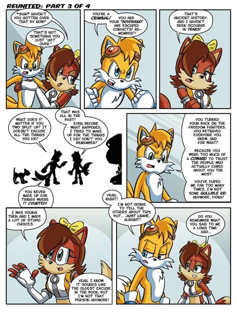 Tails And Fiona Reunited Pt3 By Chauvels Sonic Fan Art Shadamy Comics Sonic Art