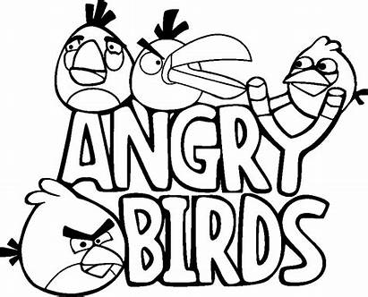 Angry Birds Coloring Pages Printable Cool Bird