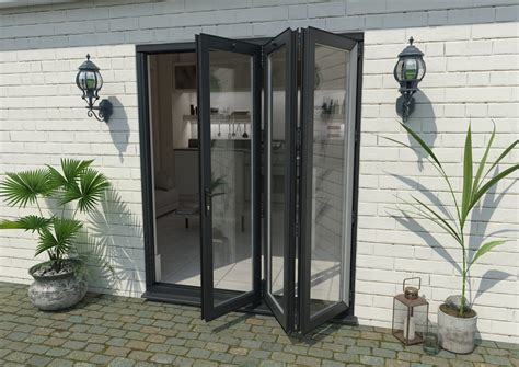Aluminium Bifold Doors Premium Folding Doors For Patio Garden