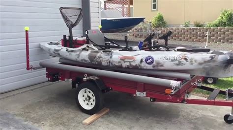 Homemade Kayak Trailer Rack Canoe Hire Boat
