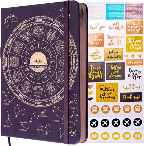 Law Of Attraction Planner Life Planner Undated Deluxe Weekly