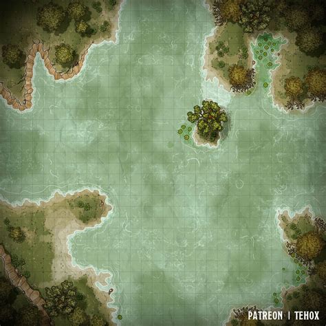 Swamp Outpost Launch Tehox Maps On Patreon Dungeon Maps Tabletop