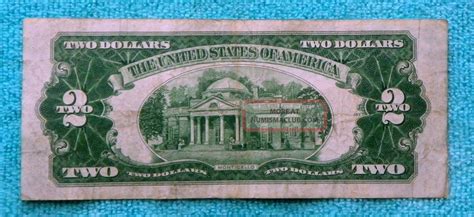 1928g 2 Two Dollar Red Seal Note Bill Da Block Rs20