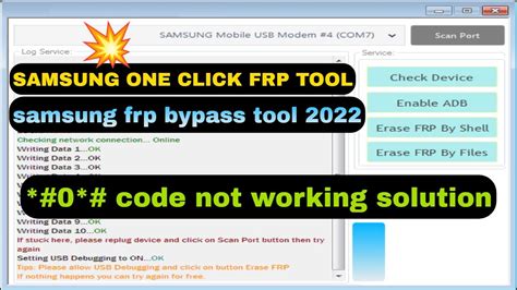 SAMSUNG FRP ENABLE ADB TOOL SAMSUNG ONE CLICK FRP TOOL Frp All Samsung Adb Method YouTube