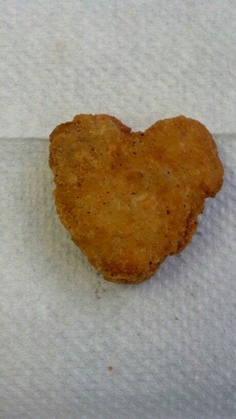 Nutrition (4 pc, 76 g): Heart shaped chicken nugget from Wendy's ~ awwww | Chicken ...
