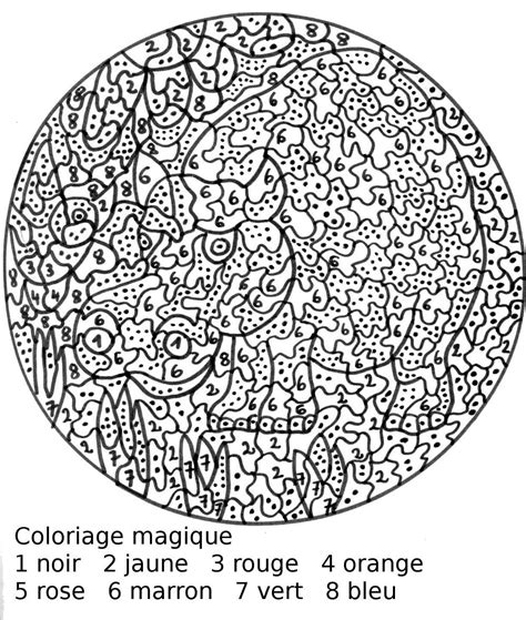 66 Dessins De Coloriage Magique à Imprimer Sur Page 3