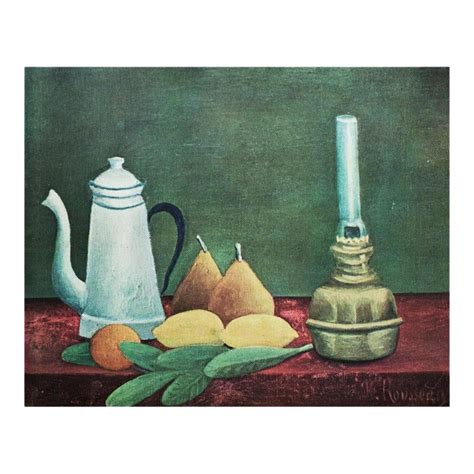 1951 After Henri Rousseau Still Life With Lemons And Pears First