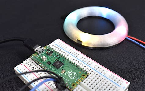 Ws2812 Led Ring Light With Raspberry Pi Pico — Maker Portal