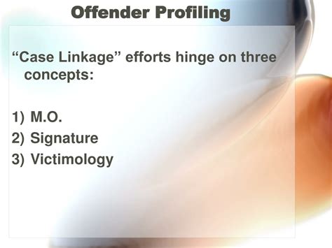 Ppt Fbi Method Of Profiling Violent Serial Offenders Powerpoint
