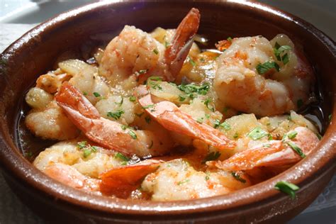 Gambas Al Ajillo La Tapa Tradicional Espa Ola Raza Espa Ola