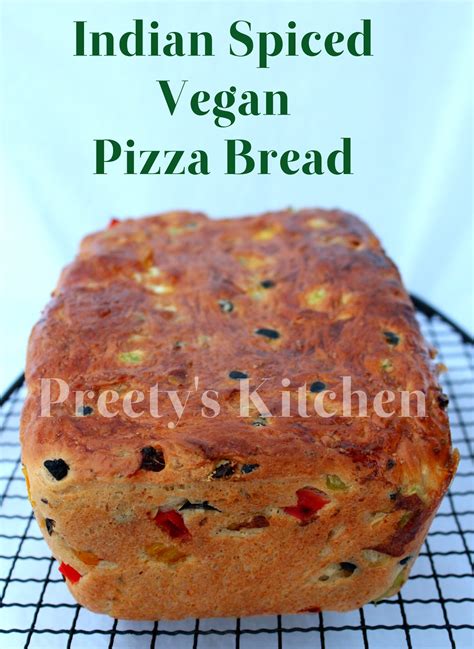Not to be outdone by new york and chicago, california introduced the west coast's version of pizza in the 1980's. Preety's Kitchen: Indian Spiced Vegan Pizza Bread ( Step ...