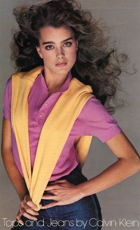 Brooke Shields For Calvin Klein Brooke Shields Fashion 80s Fashion