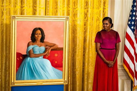 Michelle Obama Goes High At Portrait Unveiling But With An Implicit