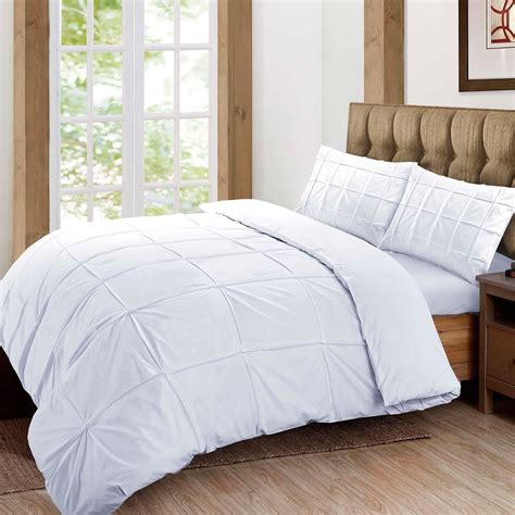 100 Egyptian Cotton Duvet Quilt Cover Set Single Double King Size Bed