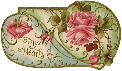 Victorian Roses Valentine Image The Graphics Fairy