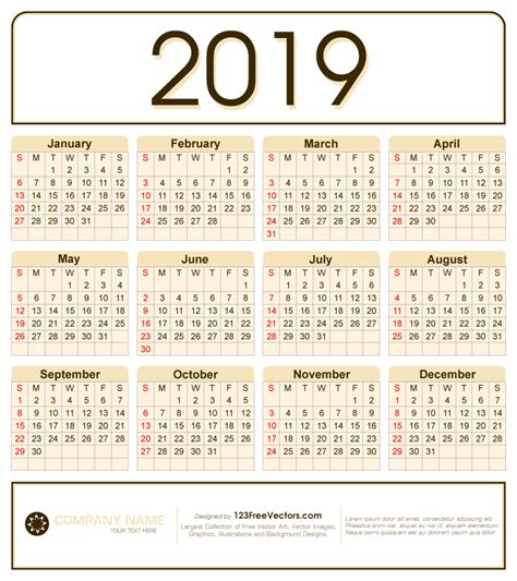 2019 Calendar With Indian Holidays Pdf