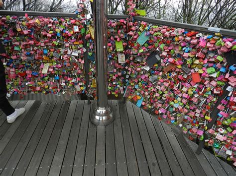 Seoul Tower March 2015- I placed a lock with my hubby's 
