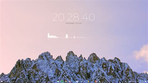 Simple And Clean Rrainmeter