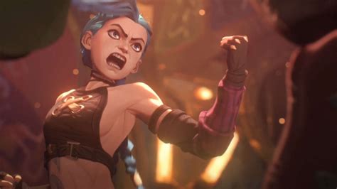 netflix s league of legends arcane gets new images and clip featuring jinx and vi gamespot