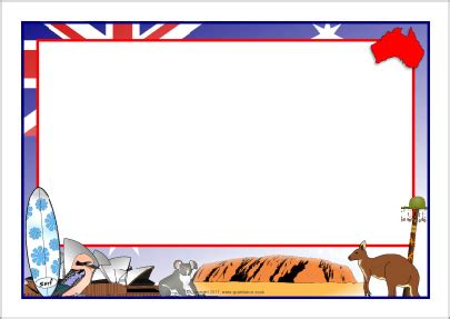 australian clipart borders   cliparts