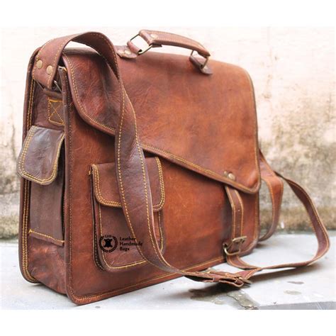 Vintage Leather Messenger Bag All Fashion Bags