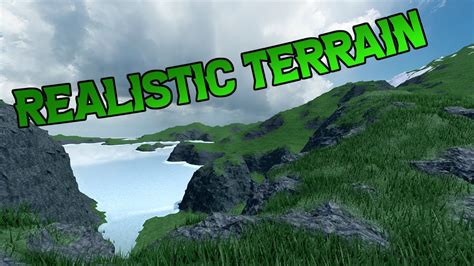 How To Make Realistic Terrain In Roblox Studio Youtube