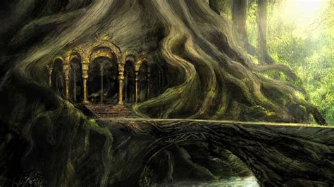 Mirkwood The Woodland Realm The Hobbit Concept Elven Forest