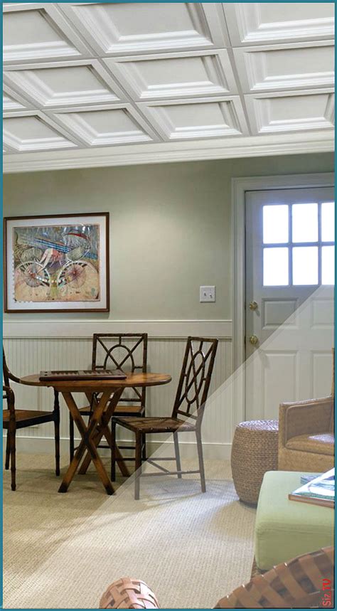 All i could say is, wow! that looks gorgeous. A coffered ceiling makes a statement in this walkout ...