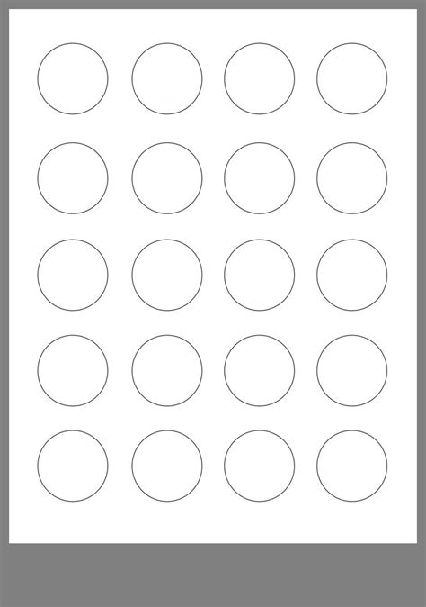 Printable Circle Templates
