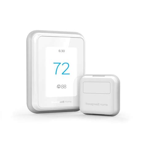 Honeywell T9 Smart Thermostat With Sensor Graywhite Thermostat And
