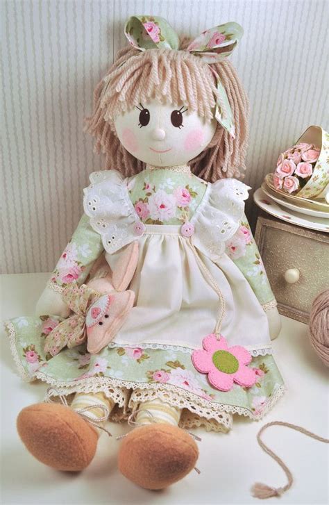 Pdf Holly Rag Doll Sewing Pattern Instant Download Etsy Rag Doll