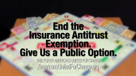 Monopoly End Insurances Antitrust Exemption Youtube