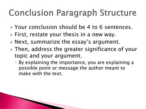 Ppt How To Write A Conclusion Paragraph Powerpoint Presentation Free