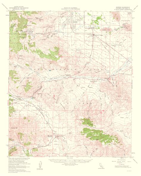 Usgs topographic maps (easy to use, zoomable). Historical Topographical Maps | BORREGO QUADRANGLE CALIFORNIA TOPOGRAPHIC (CA) USGS 1961