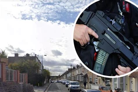 armed police descend on swindon road after man shot in face wiltshire live