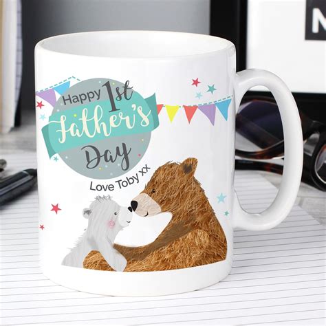These are the best gift ideas for this father's day. Personalised 1st Father's Day Daddy Bear Mug # ...