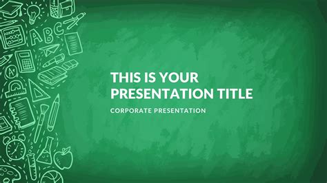 education themed powerpoint templates free