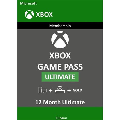 Microsoft Xbox Ultimate Game Pass 12 Months Controllers Wireless At