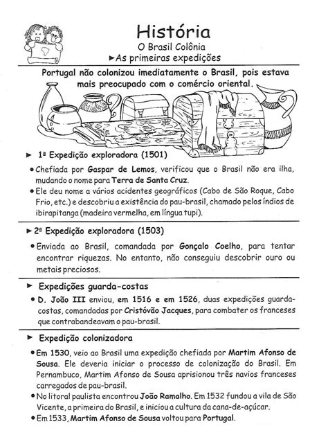 HistÓria Do Brasil 3° 4° 5° Anos Atividades ExercÍcios Imagens Para