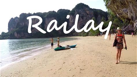 One Day In Krabi Thailand Visiting Railay Beach Youtube