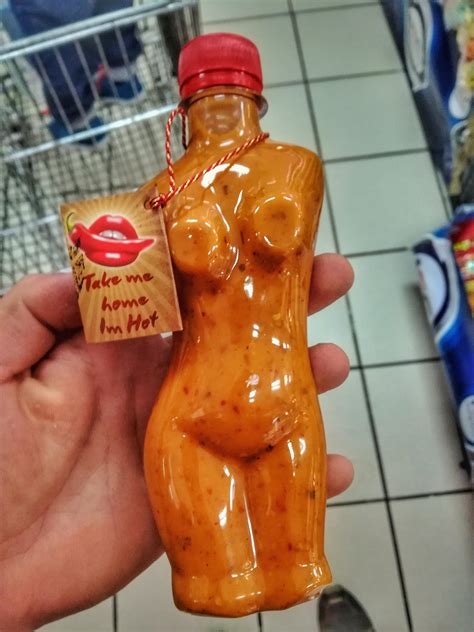 This Bottle Of Hot Sauce In The Shape Of A Naked Woman R