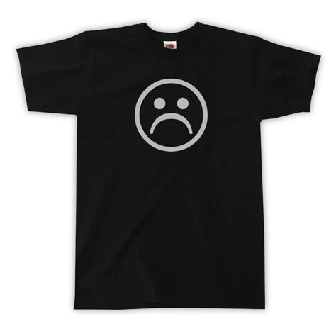 Sad Face T Shirt Unisex Mens S M L Xl Etsy