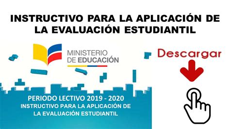 Instructivo Para La Aplicación De La Evaluación Estudiantil 2022