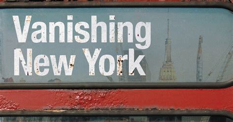 Jeremiahs Vanishing New York Vanishing New York The Book
