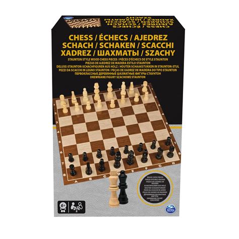 Cardinal Classic Wood Chess Playone