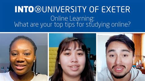 Into University Of Exeter Students Top Tips For Studying Online Youtube