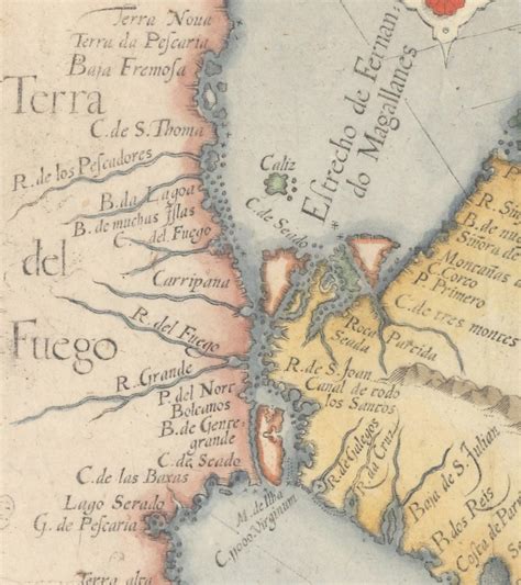 Strait Of Magellan On World Map